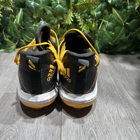 Adidas Icon V Bounce Baseball Cleats Size US 15 Yellow / Black G28251 main image 8